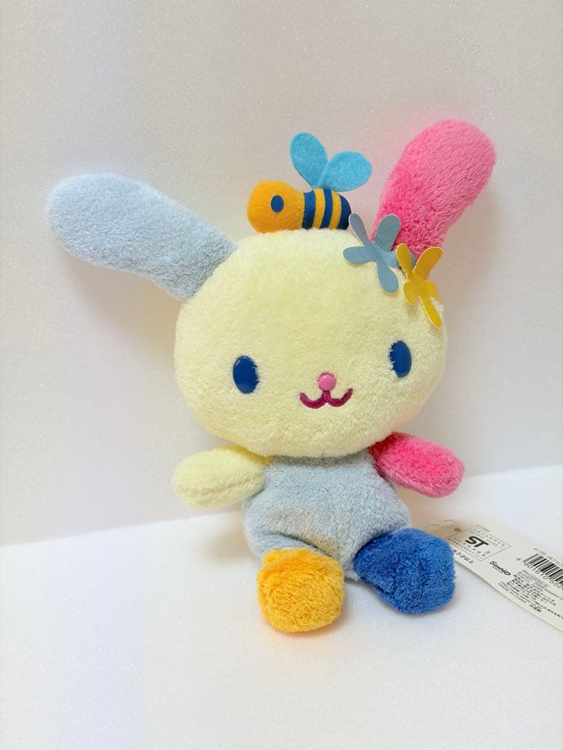 ウサハナ　ぬいぐるみ　サンリオ　2003年　激レア　希少　平成　タグ付 SANRIO サンリオ ウサハナ 2003年 平成当時物 ぬいぐるみ レア物の通販
