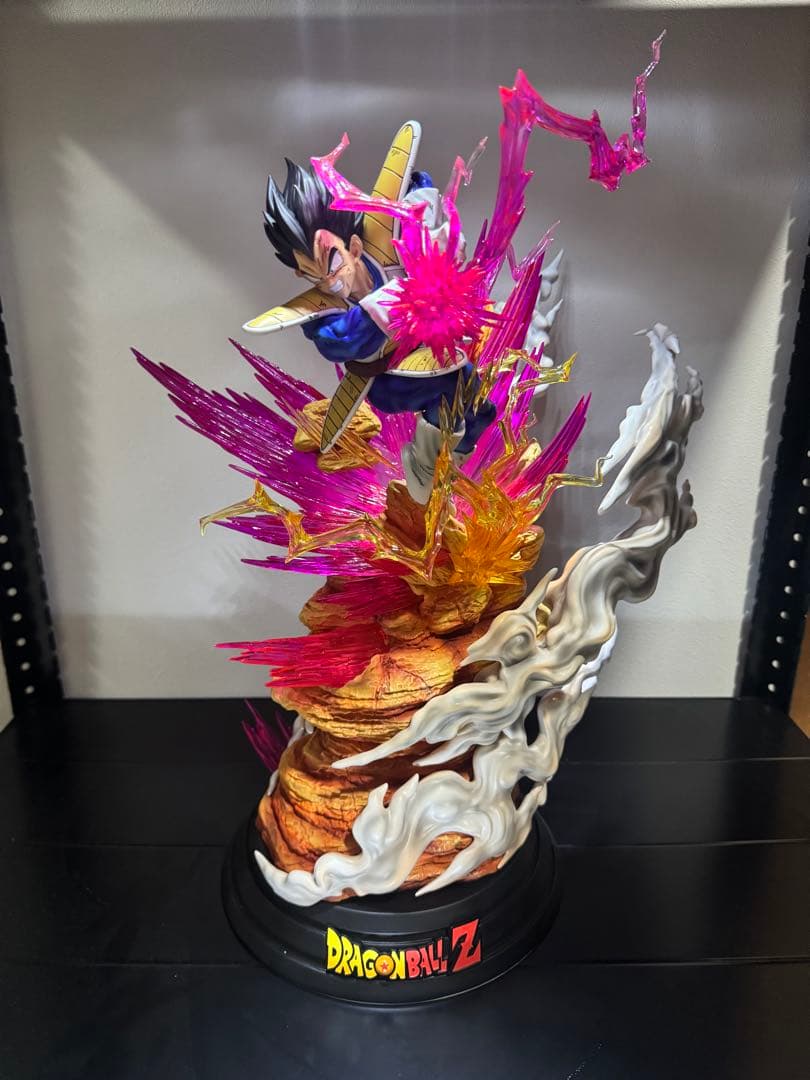 templeスタジオ　ドラゴンボールガレージキット　ベジータ　紫エフェクトver templeスタジオ ドラゴンボールガレージキット ベジータ 紫エフェクトver