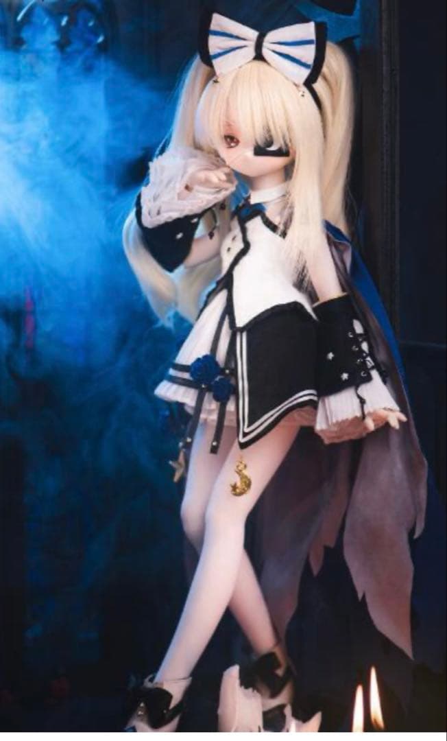 ドール用お洋服　MDDサイズ　40㎝　月下薔薇 BJDドール用衣装セット MDD/kumako/MSD/YSD/SDサイズ球体関節人形 doll