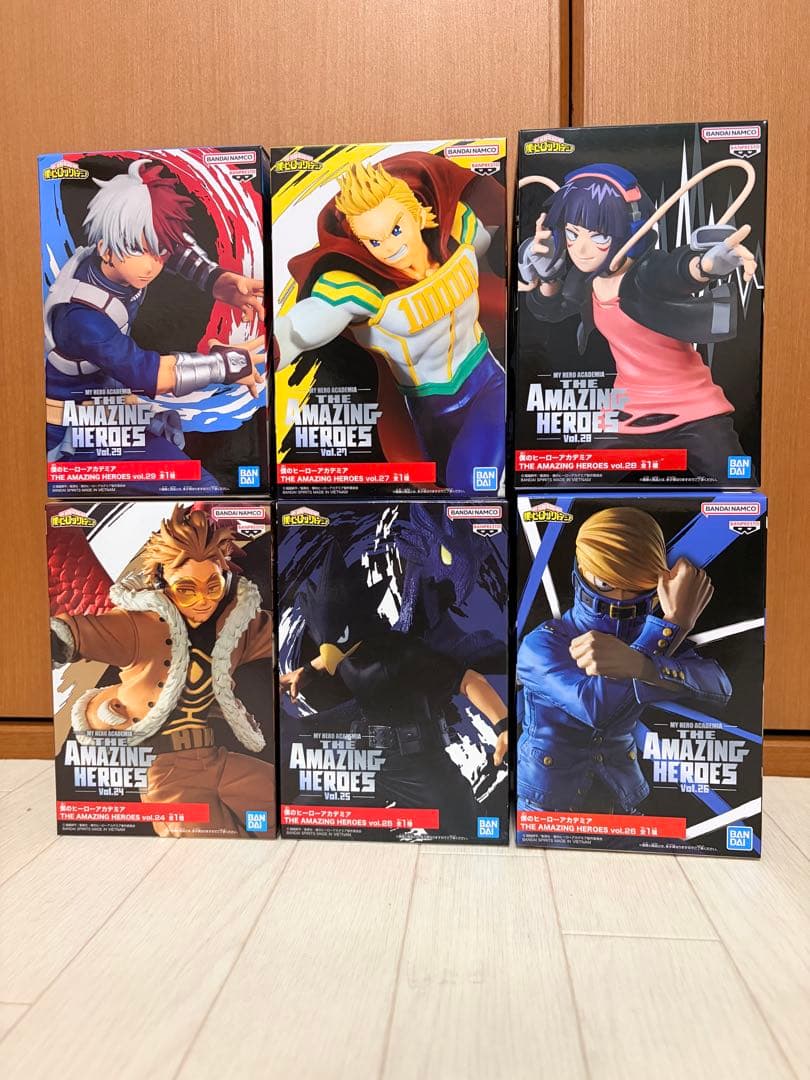 僕のヒーローアカデミア AMAZING HEROES フィギュア19体セット52