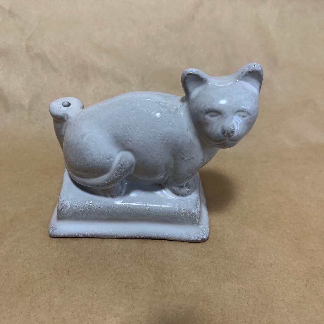 アスティエ　猫のお香立て　インセンスホルダー Astier de Villatte Minou キャットインセンスホルダー｜インセンス