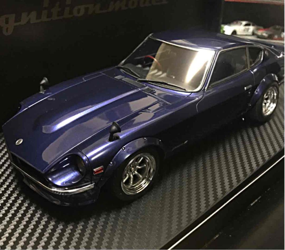 イグニッションモデル 1/18 フェアレディZ（S30）Blue 浮有② - メルカリ