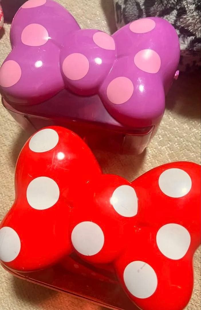 ミニー ドット リボン ポップコーンバケット ショルダーセット