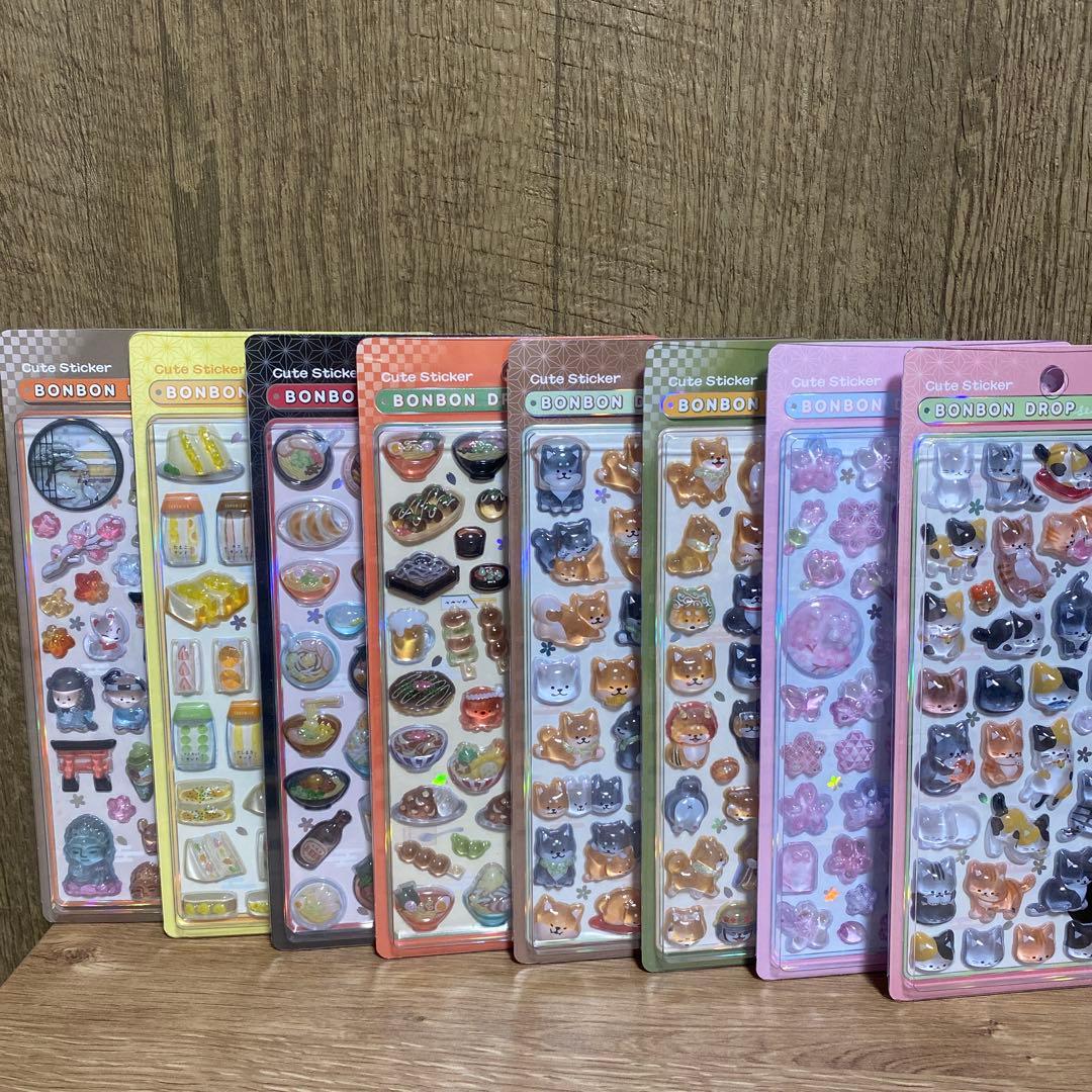 正規品】ボンボンドロップシール 和柄 クーリア 匿名配送 8点セット