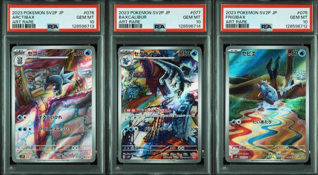連番 セビエ セゴール セグレイブar psa10 最新ケース