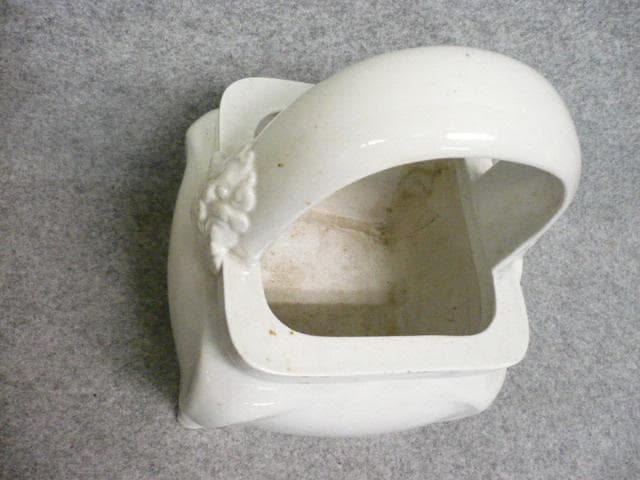 出石焼 白磁 手提げ 火鉢 [B31476] - メルカリ