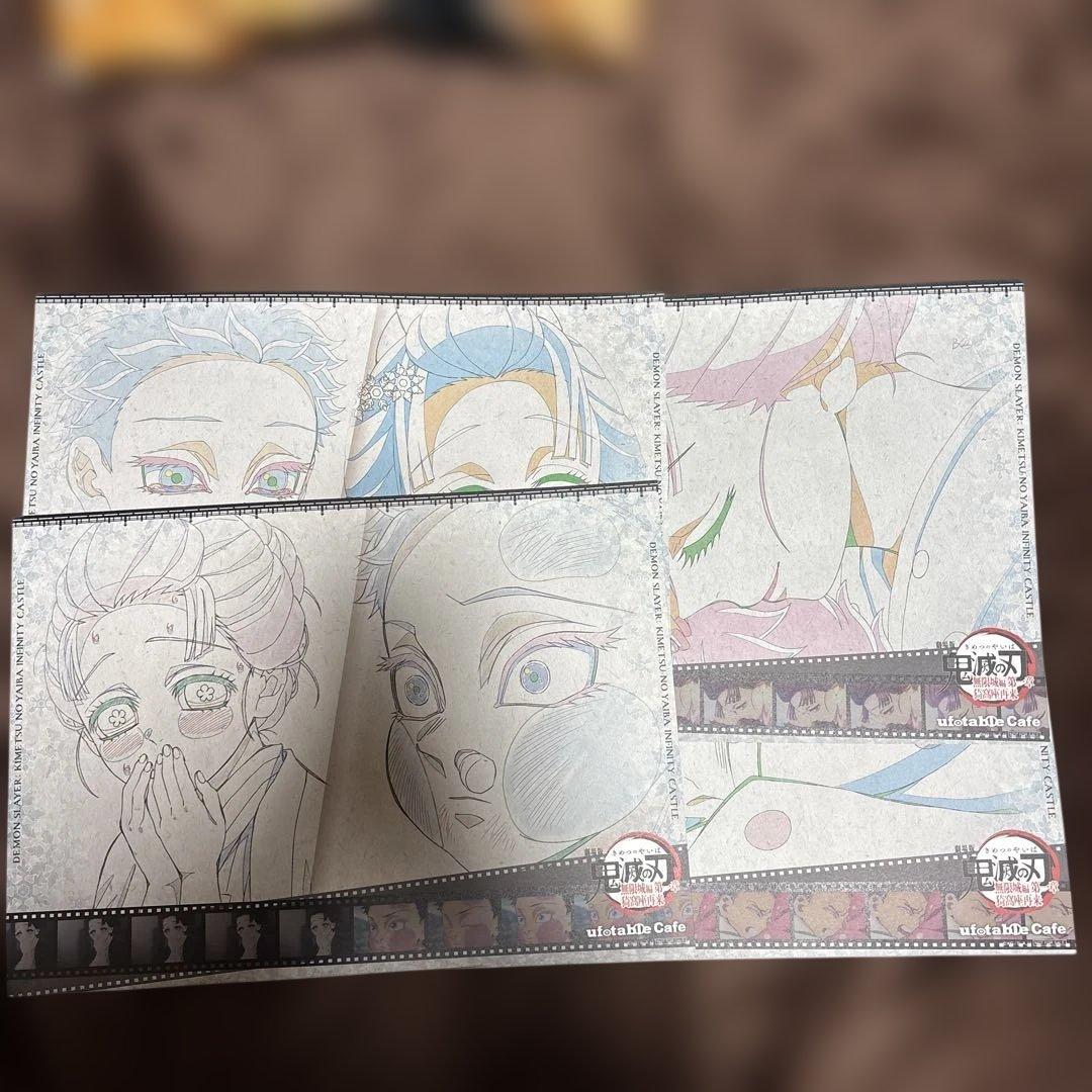 鬼滅の刃ufotable cafe無限城編第四期狛治、恋雪ランチョンマット