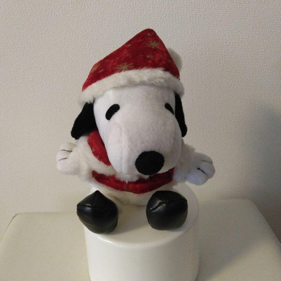 クリスマス スヌーピー サンタ ぬいぐるみ - メルカリ