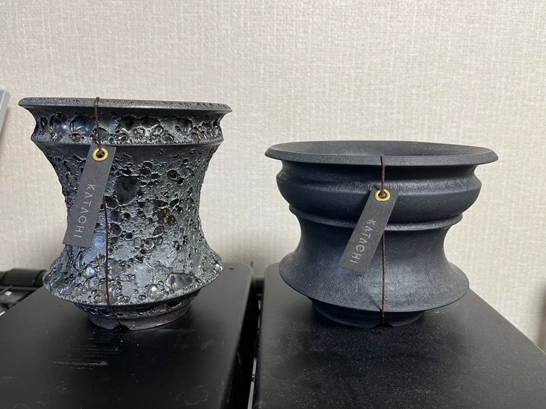 戦前 統制番号 未使用 瀬戸焼 古瀬戸 尾張焼 青磁 染付 植木鉢 盆栽鉢 梅図