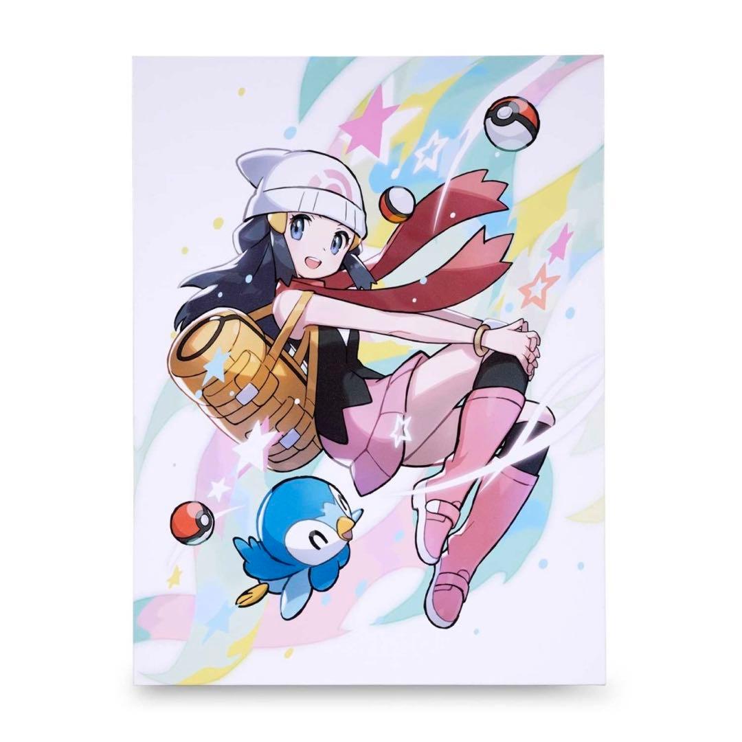 ヒカリ】海外ポケモンセンター限定 キャンバス ウォールアート