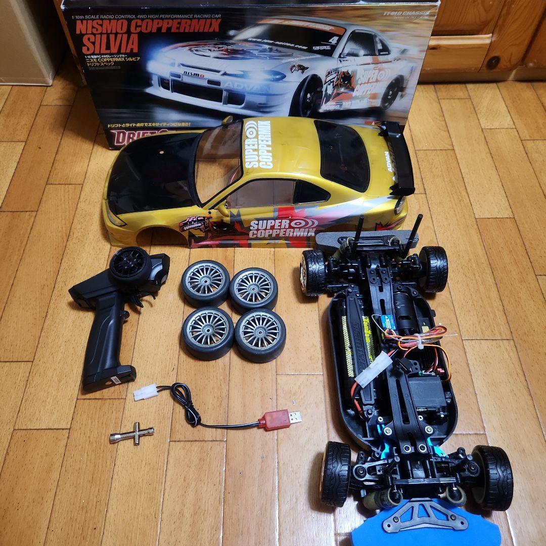 □専用□ タミヤ ドリフト ラジコン フルセット TT01 金 シルビア