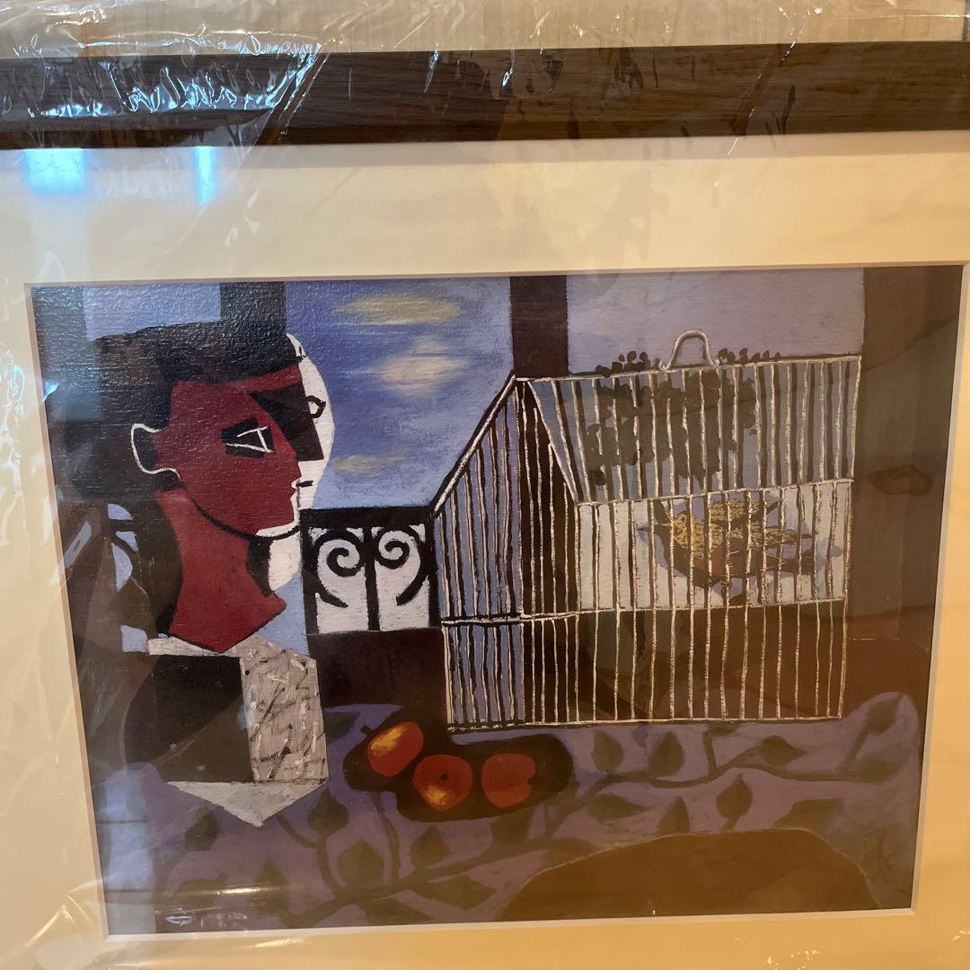 新品•未使用】パブロピカソ 鳥籠 複製画 - メルカリ