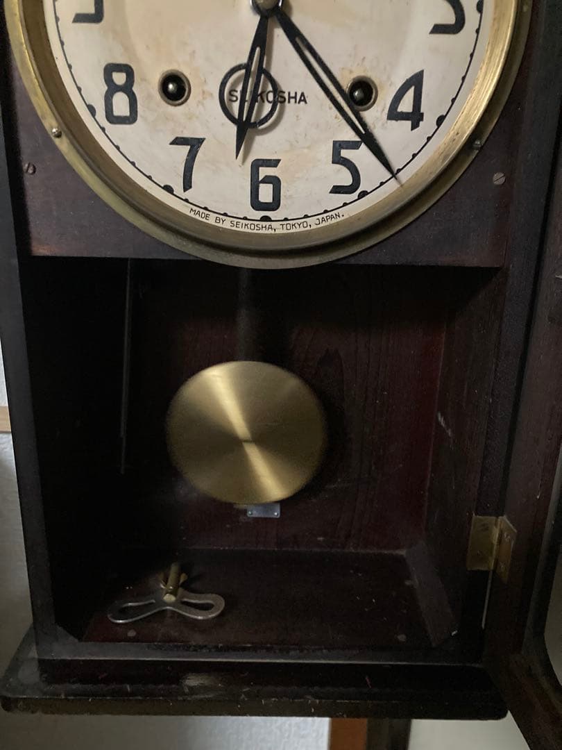 SEIKOSHA 柱時計 本打ち式 稼動中 - メルカリ
