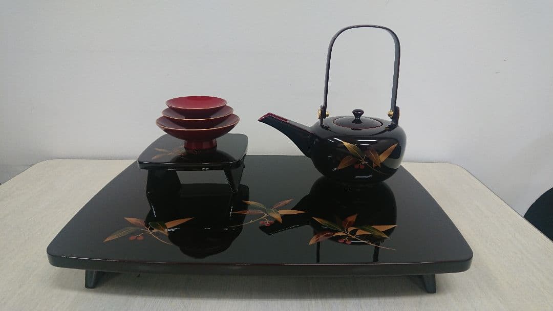 屠蘇器セット 屠蘇器／とそき 耀松紋 4点セット ( あすつく 退職祝い 定年 おとそ と