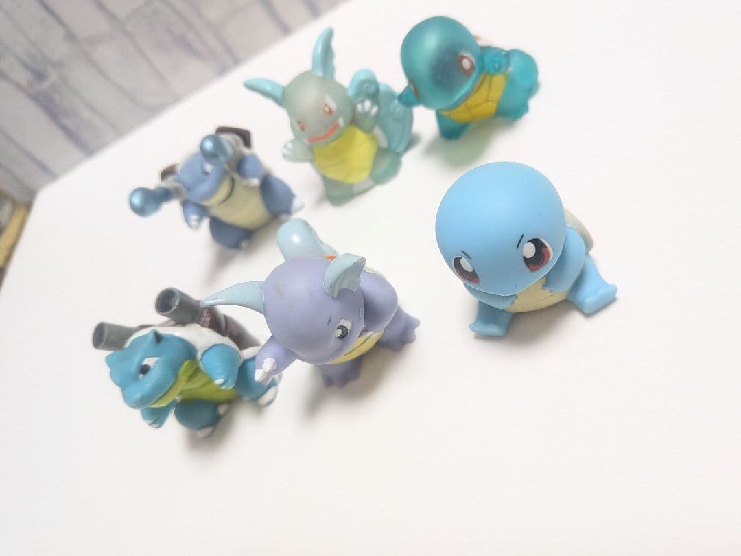 ポケモンキッズ ゼニガメ カメール カメックス ポケモン指人形 クリア