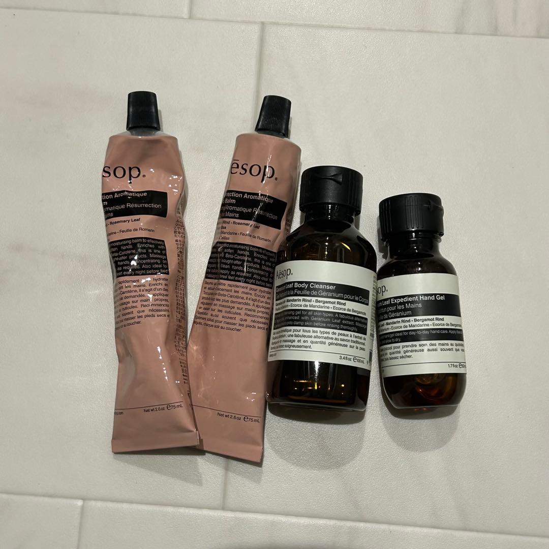 Aesop ハンドクリーム・ボディクレンザー・ハンドジェルセット - メルカリ