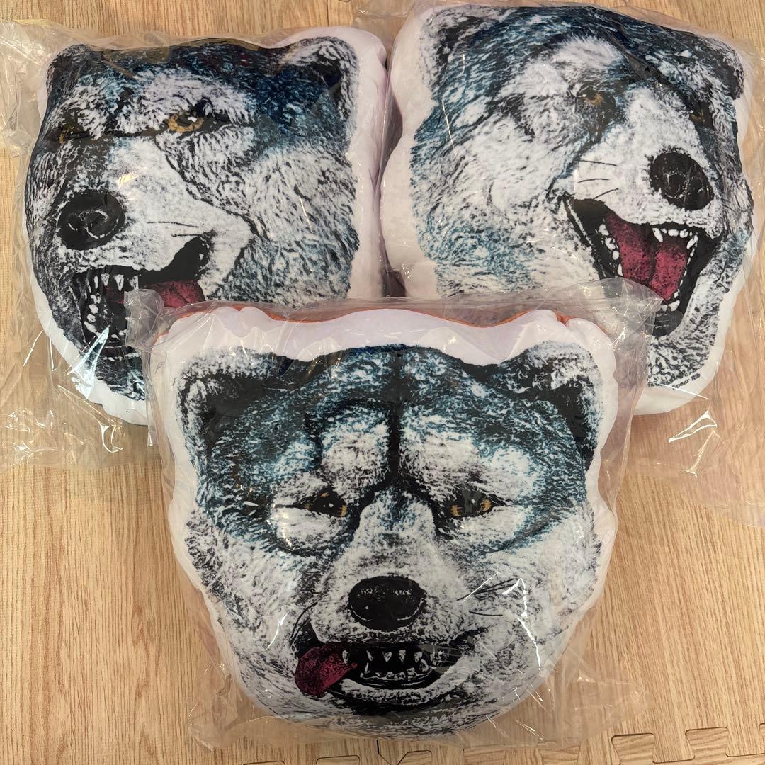 一番くじ MAN WITH A MISSION フェイスクッション 3種類セット 一番くじ MAN WITH A MISSION フェイスクッション 3種セット ラスト