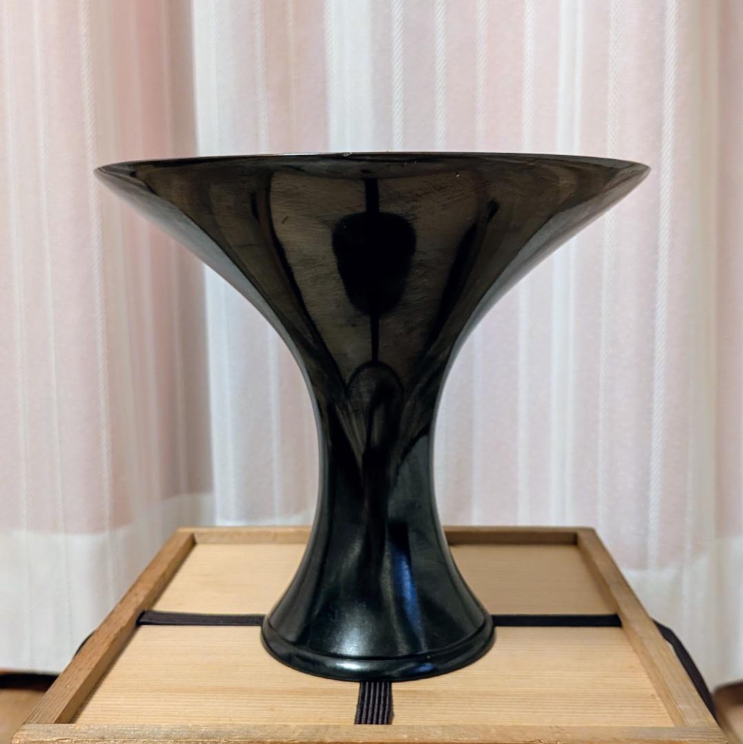 浪華 錫製 花器 共箱付 伝統工芸 大阪錫器 正風米生流 華道具 - メルカリ