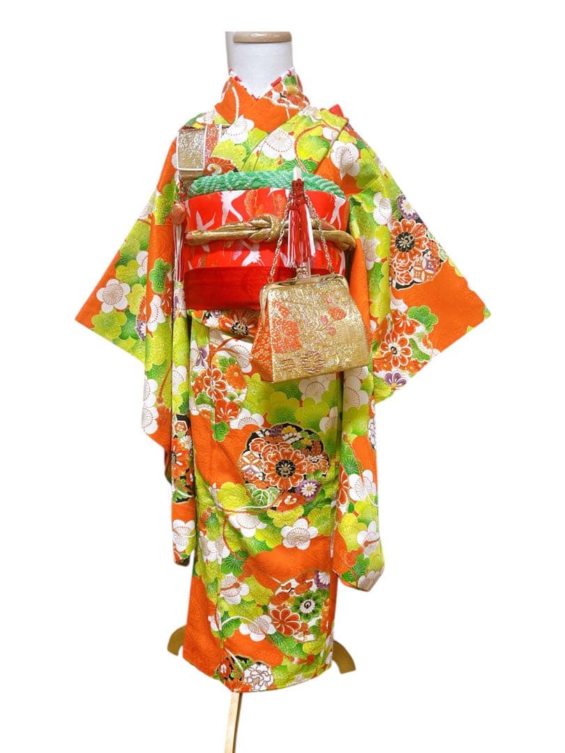 お買い得レトロ着物♡七五三 5歳から7歳 女の子 フルセット 一式