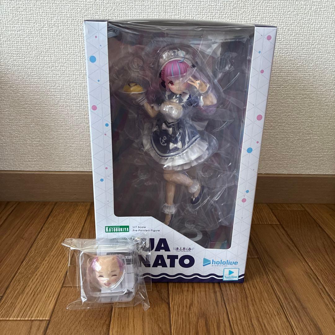 湊あくあ 1/7スケール 塗装済み完成品 フィギュア顔パーツ付 開封済み Amazon.co.jp: 湊あくあ 1/7スケール PVC製 塗装済み完成品フィギュア
