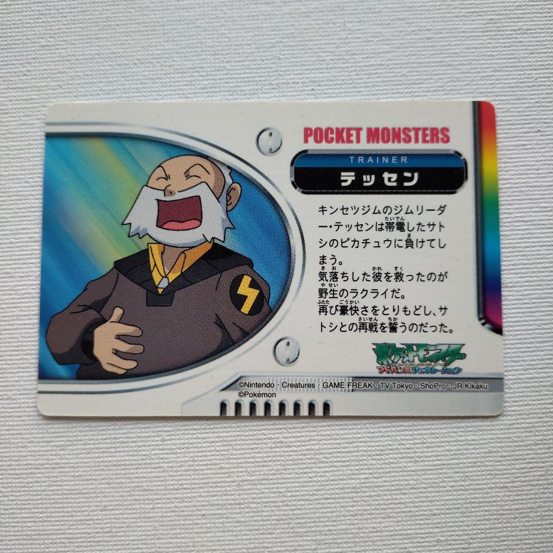 ポケモン ずかん カードダス アドベンチャーカード 「テッセン
