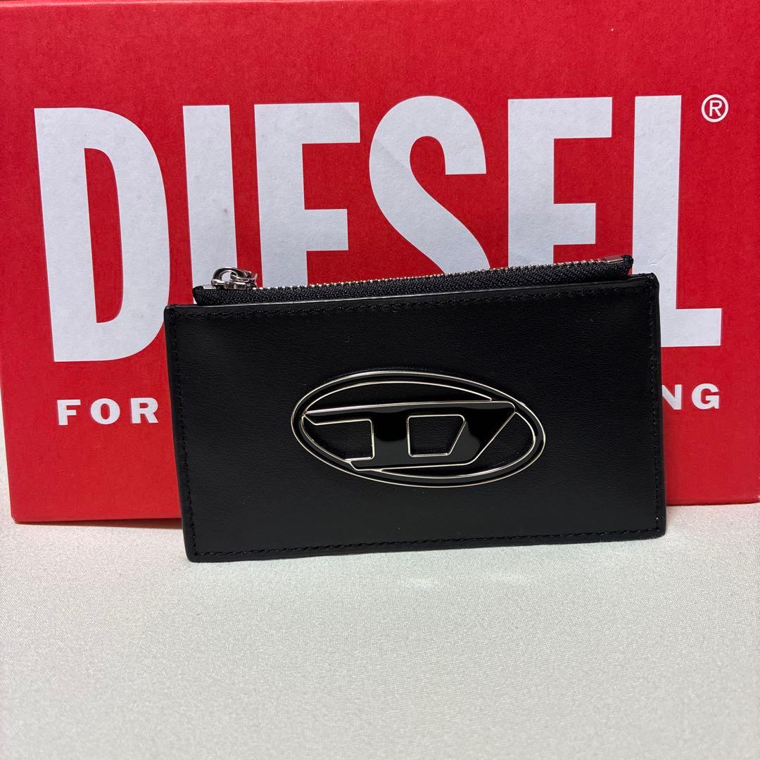 DIESEL 本革 小銭入れ 黒 DIESEL（ディーゼル） ブランド 小銭入れ コインケース メンズ
