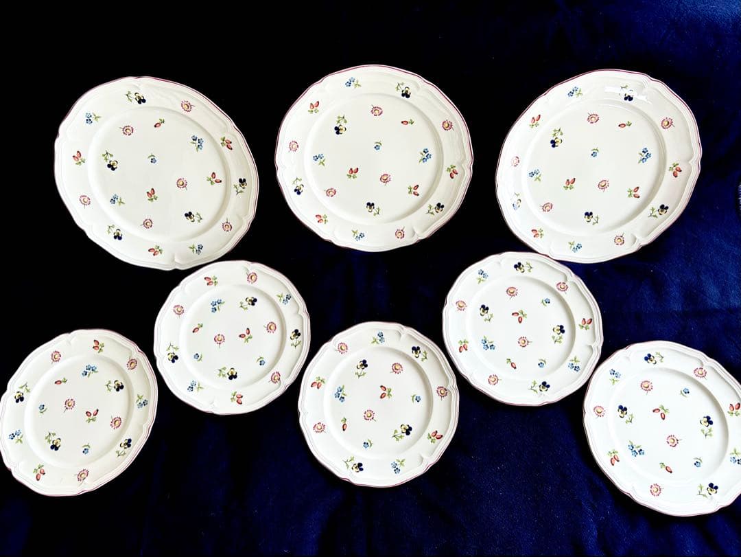 (未使用)Villeroy & Boch Petite Fleur 大中皿8枚組 未使用)Villeroy & Boch Petite Fleur 大中皿8枚組 Yahoo!オークション