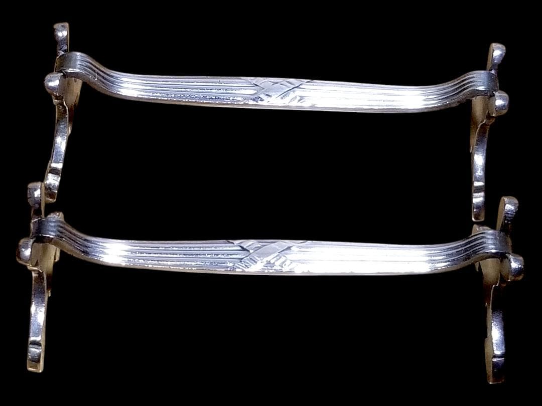 ⭐廃番品⭐クリストフル リュバン ナイフレスト 2本 リボン 箸置き