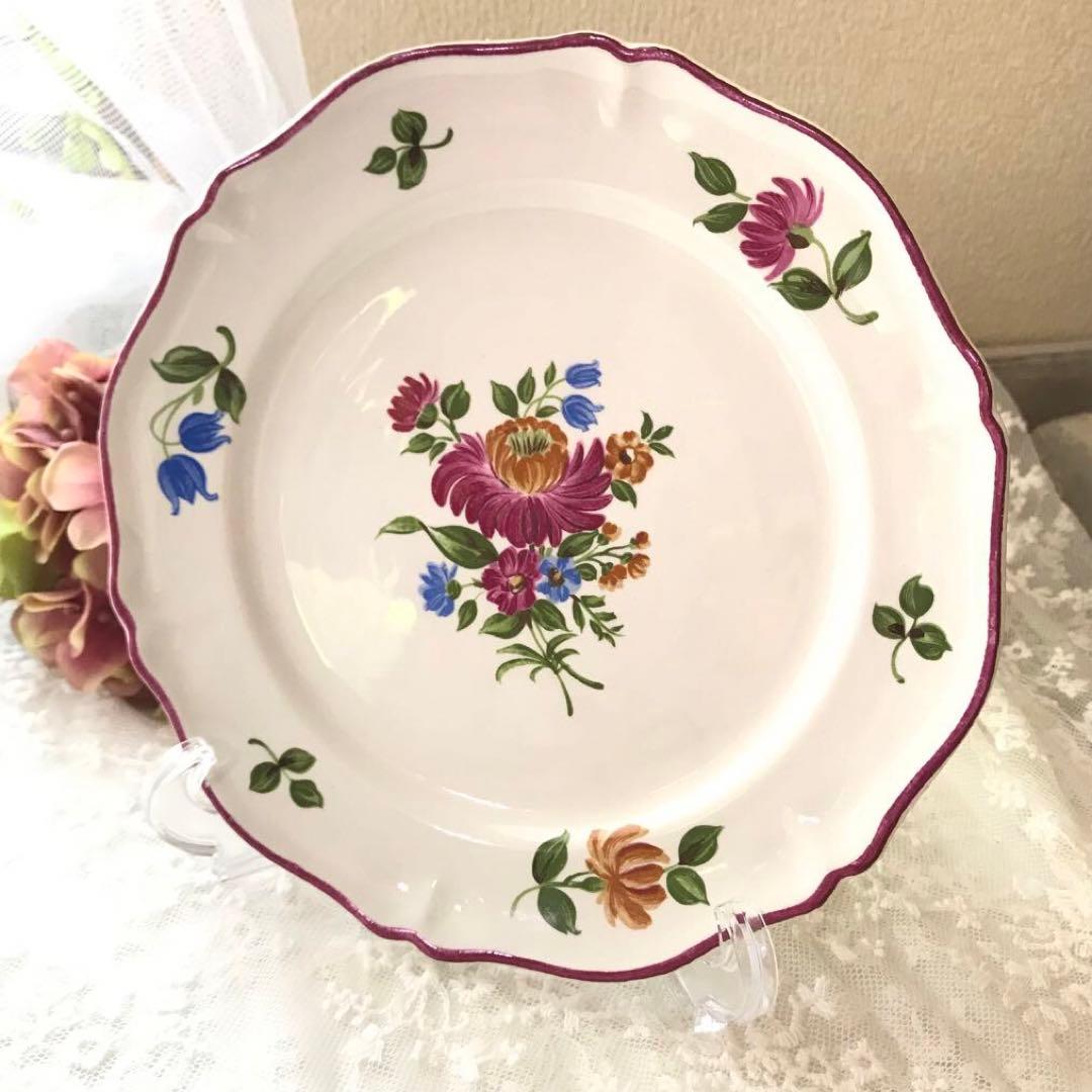 美品✨️Saint Amand サンタマン フランス アンティーク デザート皿