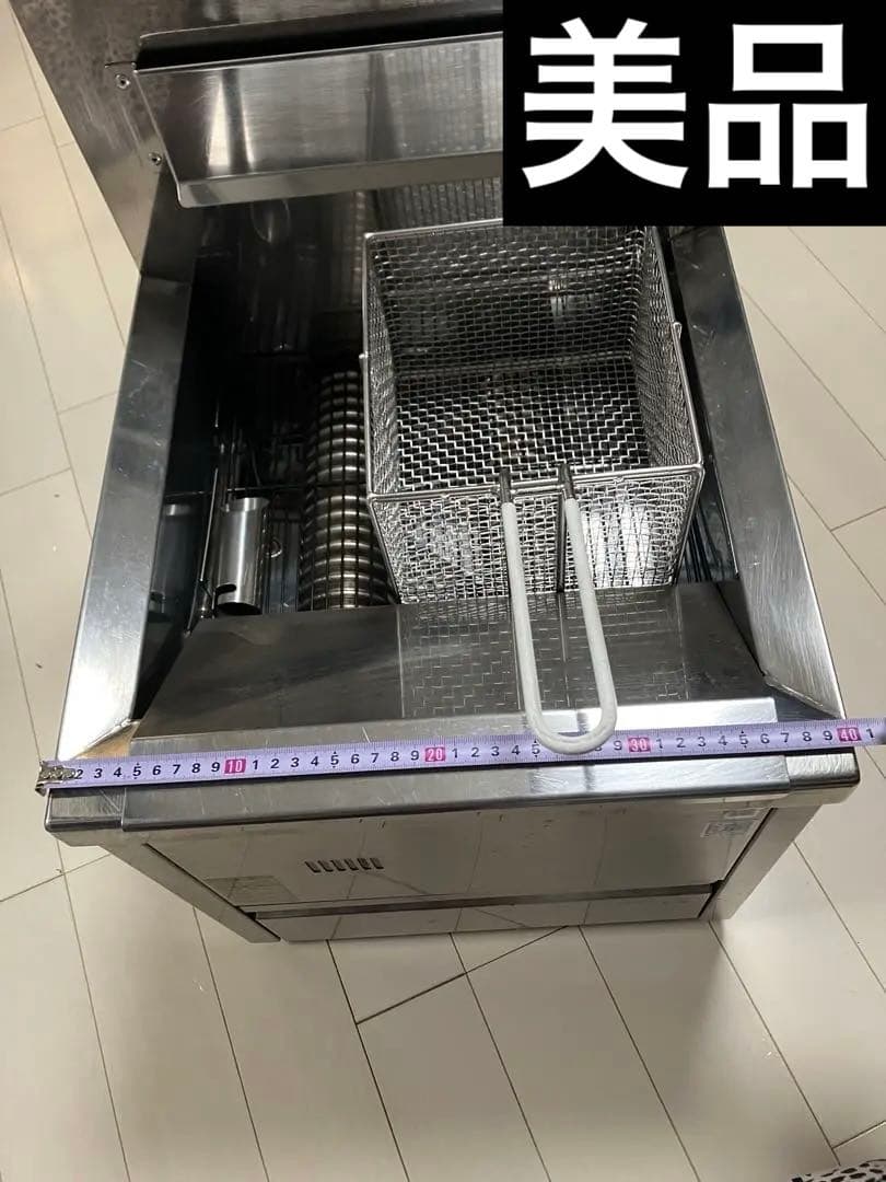 ガスフライヤー 厨房機器 美品 マルゼン ガスフライヤー 幅330×奥行600×高さ800(mm) MGF-13FK