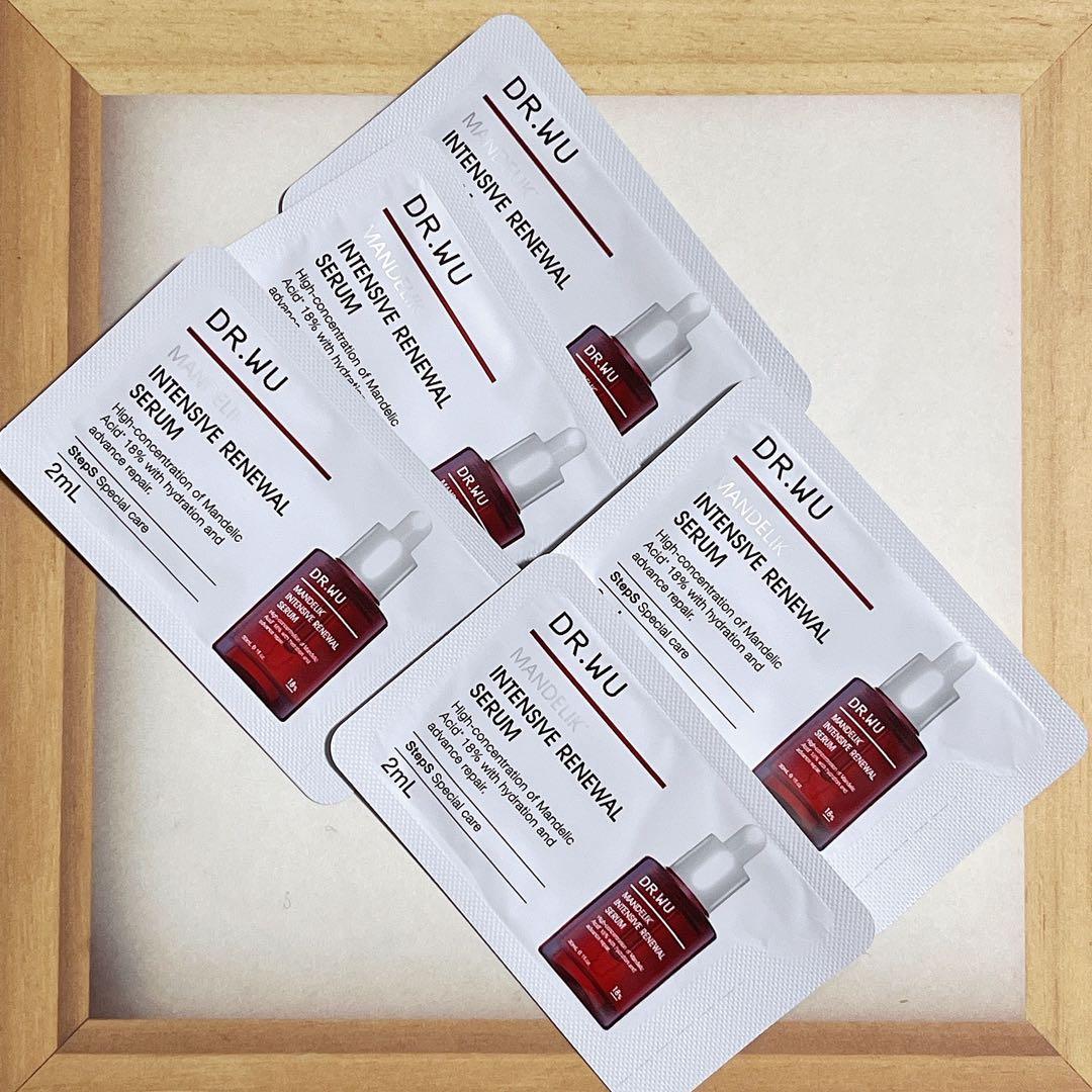 DR.WU マンデリック インテンシブ リニューアルセラム 18% 2ml 5個