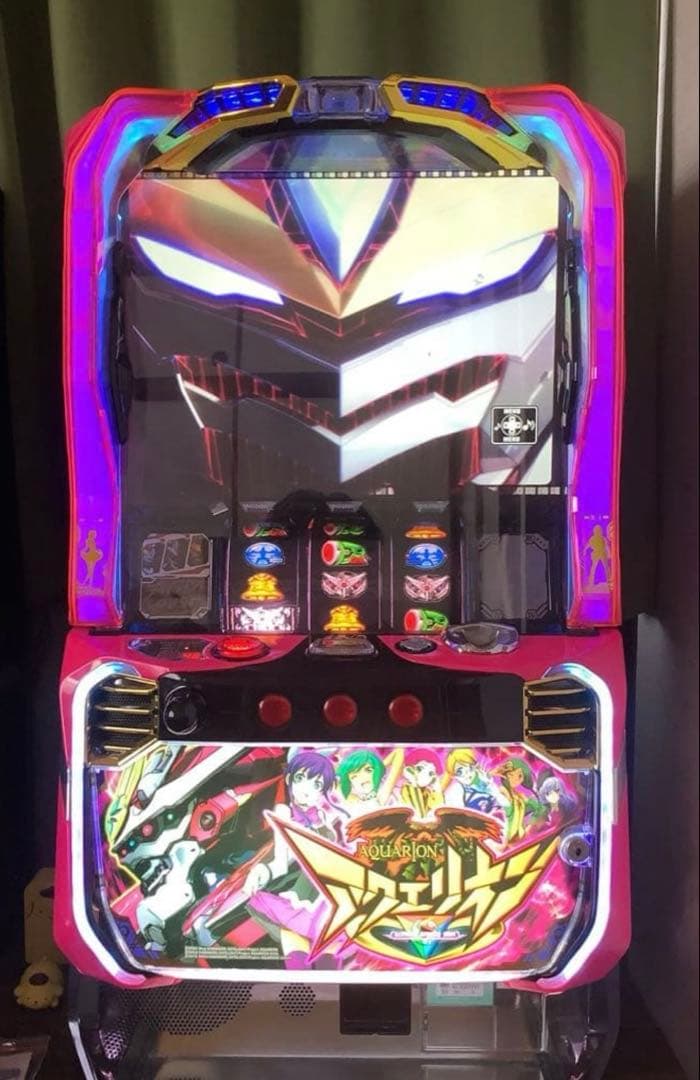 パチスロ実機 Ｓ アクエリオンDR 不要機付 楽天市場】アクエリオンD Rメダル不要機セット実機 スロット台 本体
