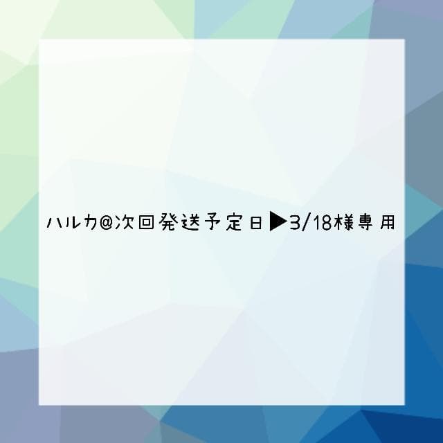 ハルカ@次回発送予定日▶︎3/18台紙名入れオーダー ハルカ@次回発送予定日▶︎3/18様専用台紙名入れオーダー - メルカリ