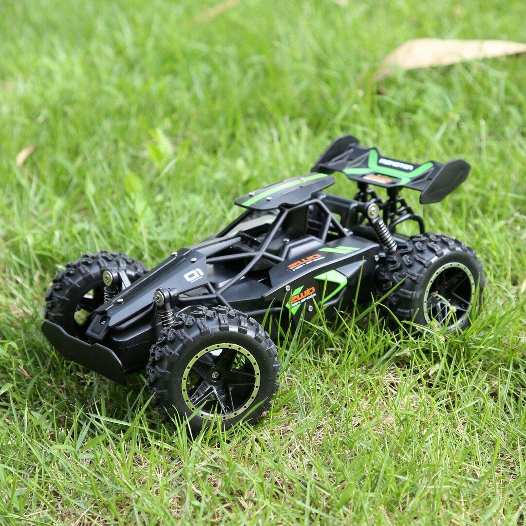 無線操作防水RCカー 防振性 走破性抜群 高速ラジコン車 ラジコンカー黒