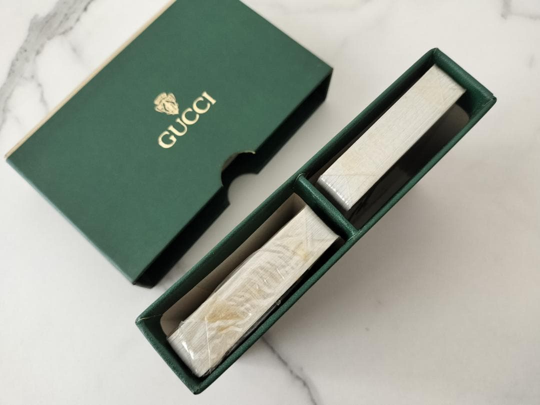 プ*ん様 【未開封】GUCCI トランプ2個 ボックス付き オールドグッチ
