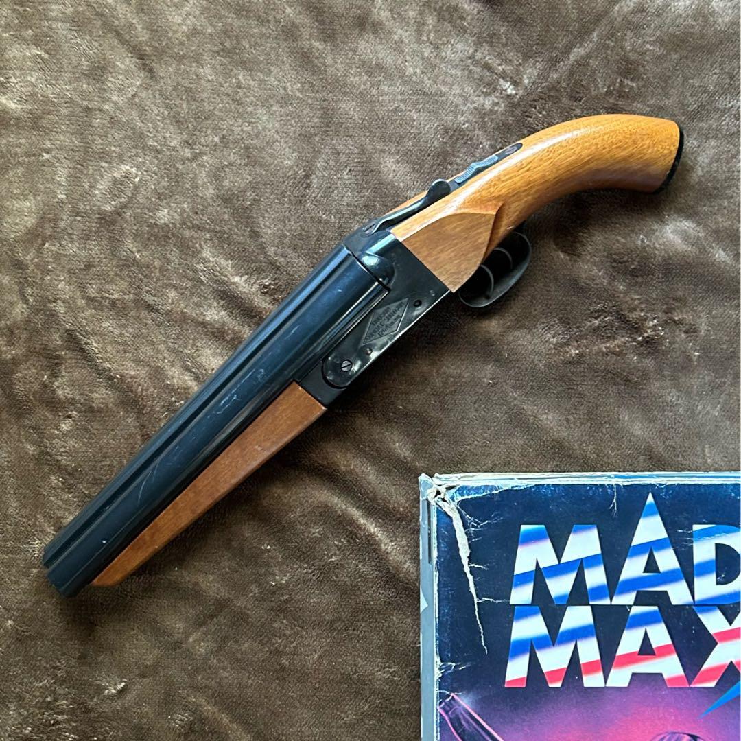 #絶版 モデルガン ハドソン マッドマックス 木製ストック 箱付き/訳あり ハドソン マッドマックス ショットガン モデルガン 木製ストック