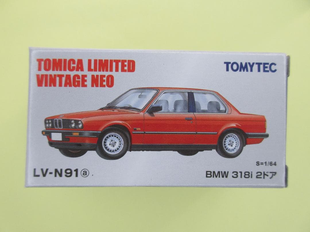 トミカ　リミテッド　ヴィンテージ　ネオ　BMW　318ｉ　２ドア LV-N91a BMW318i 2ドア(赤) | 製品をさがす | tomica LIMITED VINTAGE TLV