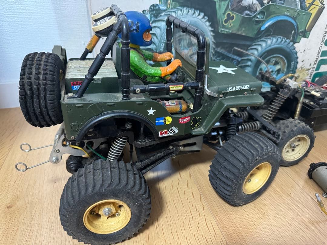 動作未確認 タミヤ 初代ワイルドウイリス M38 ワイルドウイリー - メルカリ