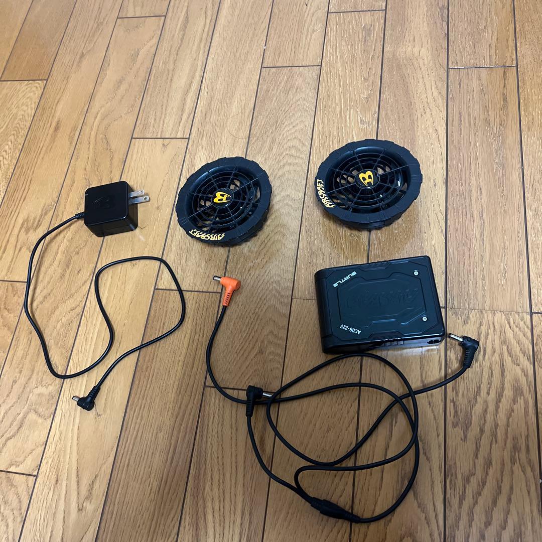 バートル22v 充電器、ファン、コード付き BURTLE（バートル） バートル製バッテリー 対応 Type-C 充電ケーブル