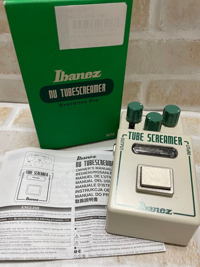 Ibanez NTS “NU TUBESCREAMER”オーバードライブ Ibanez Nu Tube Screamer NTS Overdrive - Willcutt Guitars