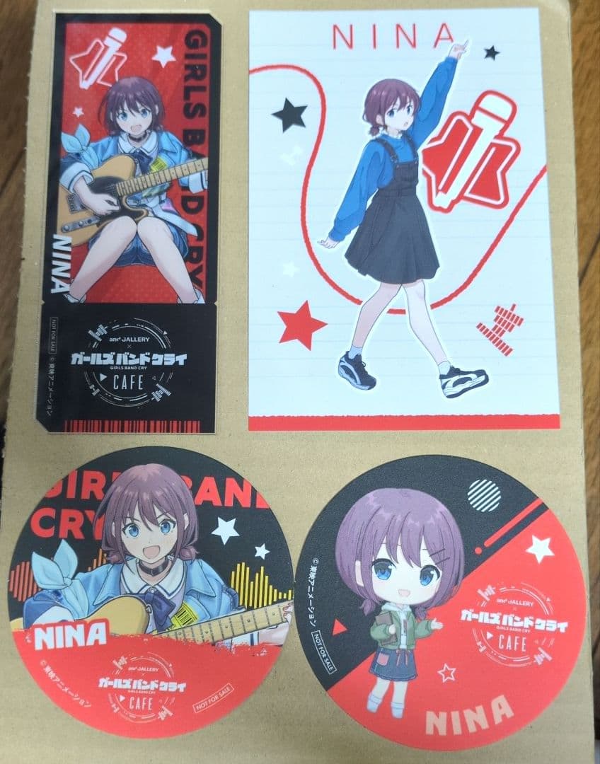 ガールズバンドクライ CAFE 井芹仁菜 特典4点セット - メルカリ