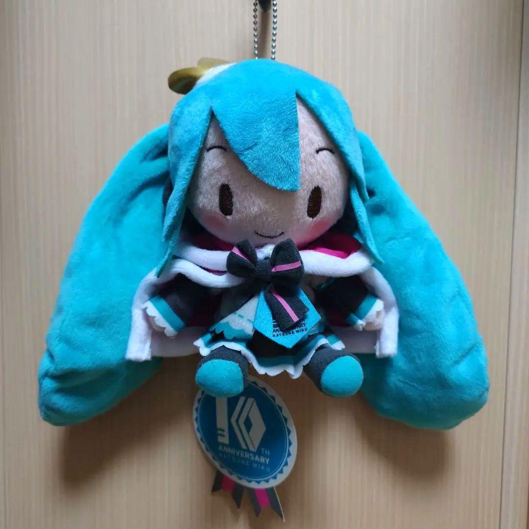 初音ミク 10th Anniversary ふわふわぬいぐるみ タグ付き - メルカリ