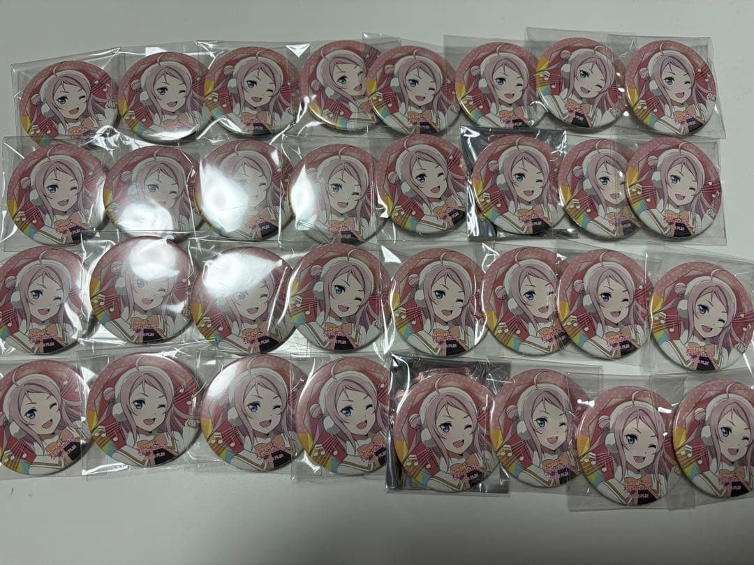 ラブライブ 虹ヶ咲学園スクールアイドル同好会 鐘嵐珠 にじたび 缶バッジ 32個 ラブライブ！虹ヶ咲学園スクールアイドル同好会 スクエア和紙缶バッジ
