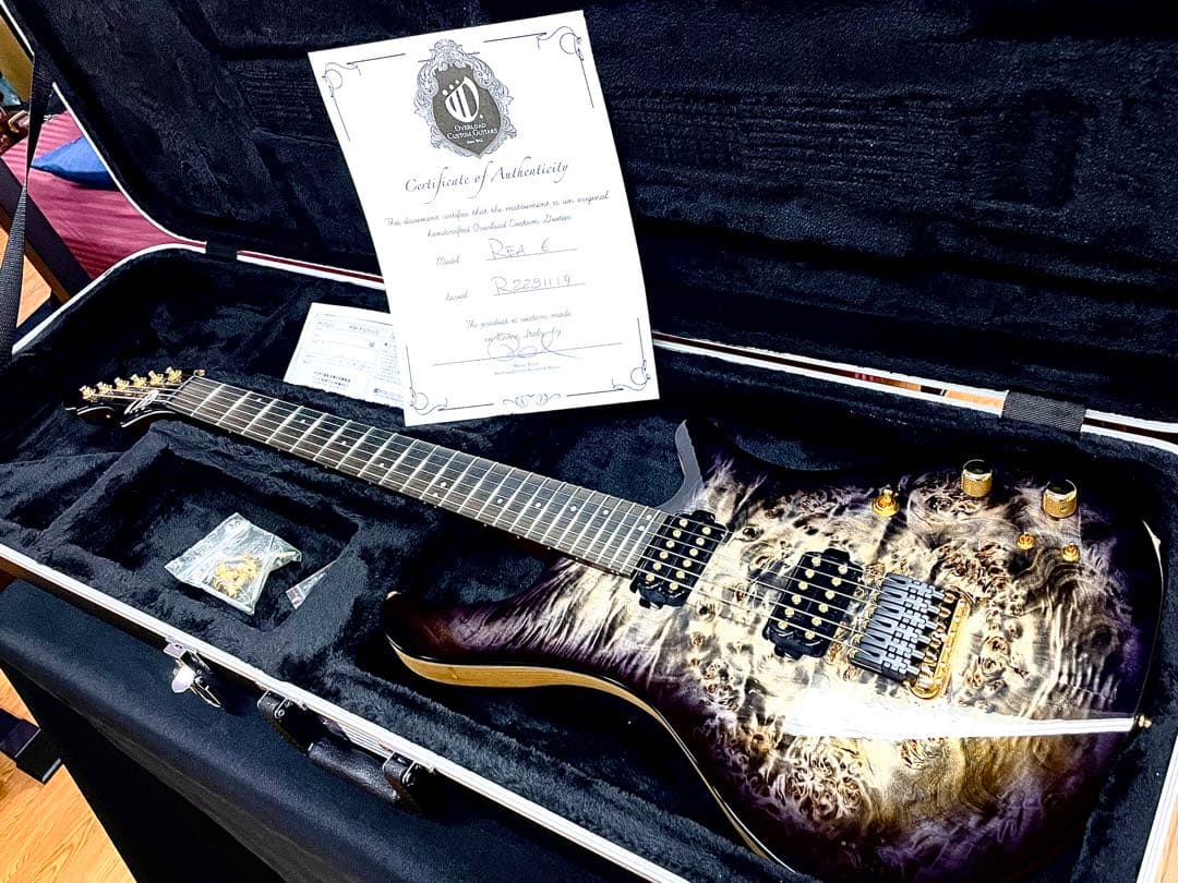 Overload Custom Guitars Rea6 Trans Black - メルカリ