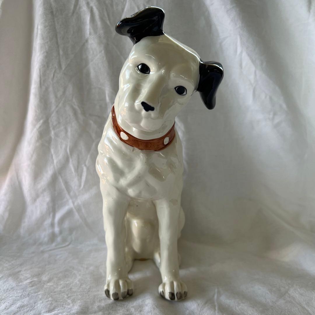 ビクター犬 ニッパー 置物 爪あり 旧型タイプ レア 約25cm - メルカリ