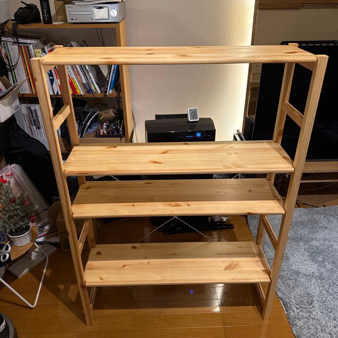 無印良品 パイン材ユニットシェルフ奥行25cmタイプ・86cm幅・中 パイン材ユニットシェルフ奥行25cmタイプ・86cm幅・中 | 無印良品