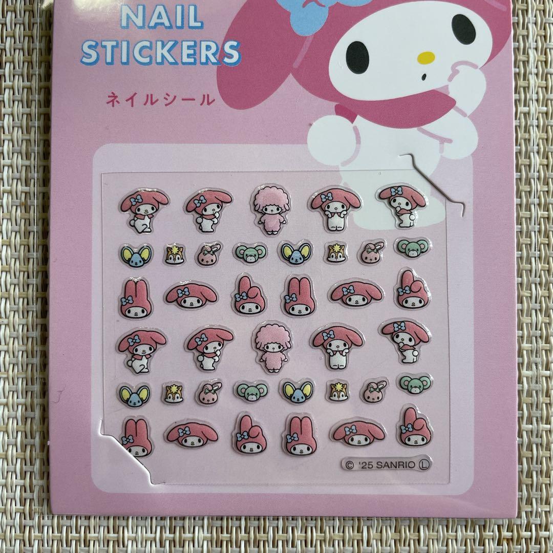 サンリオ ネイルシール マイメロ daiso ジェルネイル マイメロディ