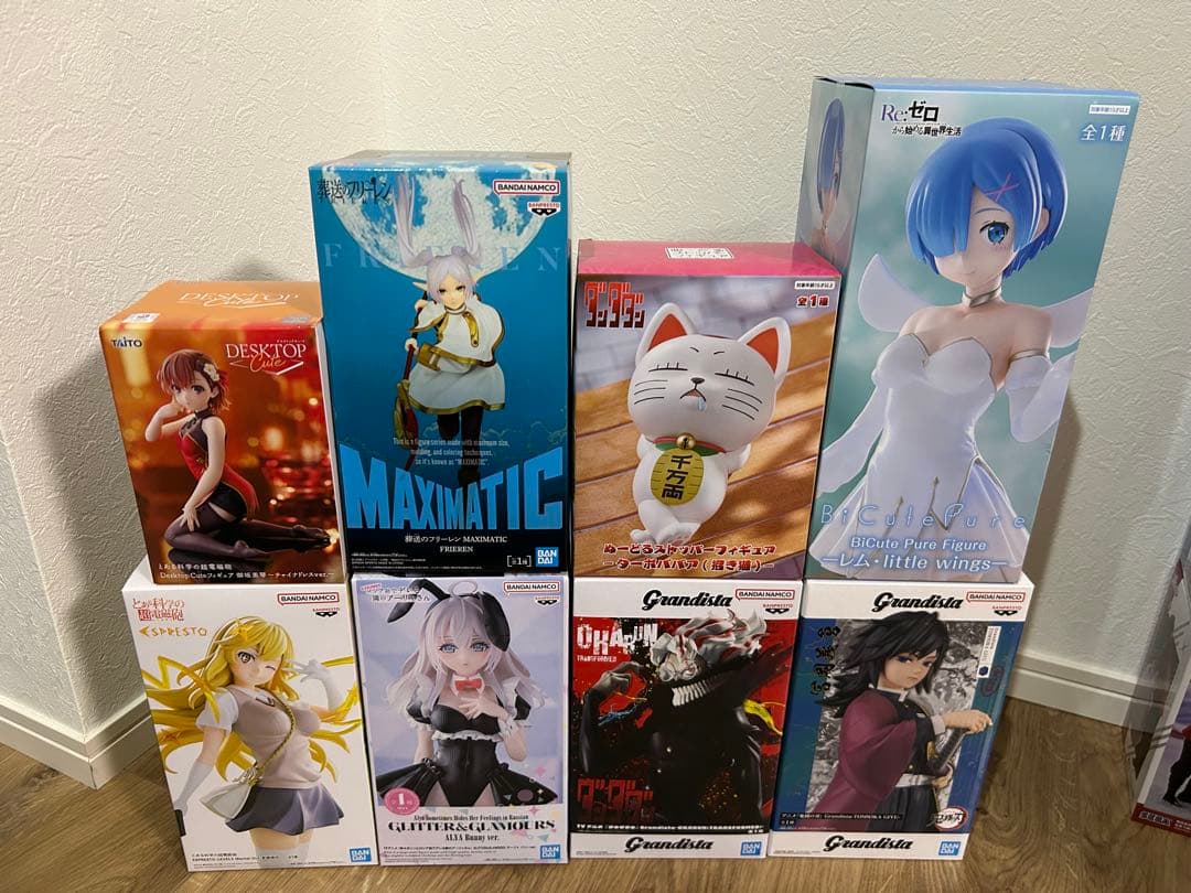 人気アニメ　フィギュア8体まとめ売り フィギュア 8個 まとめ売り アニメ - メルカリ