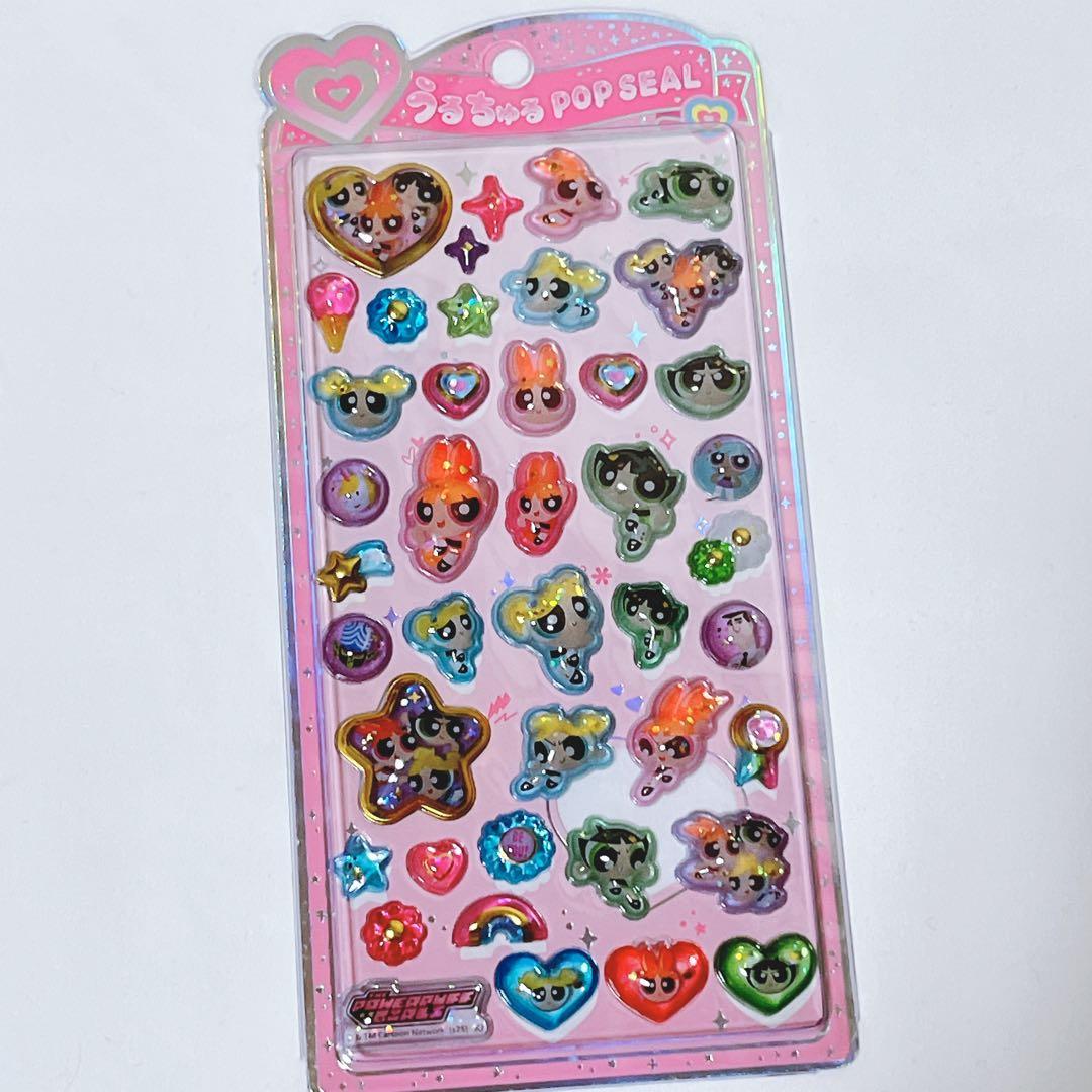 パワーパフガールズ プチドロップステッカー うるちゅるポップシール
