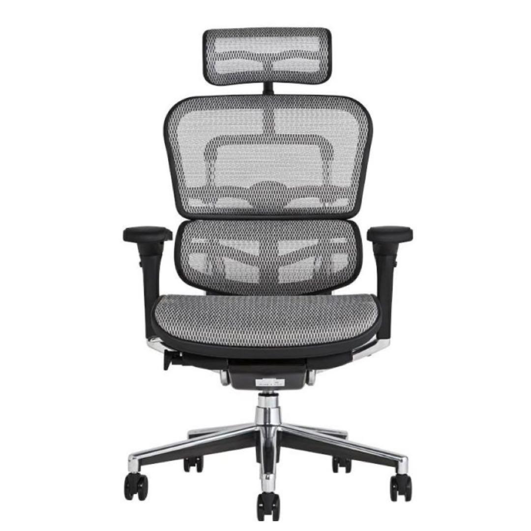 美品 エルゴヒューマン Ergohuman 座面メッシュ ヘッドレスト付き エルゴヒューマン（Ergohuman） プロ2 Ergohuman PRO2 新基盤 ハイ